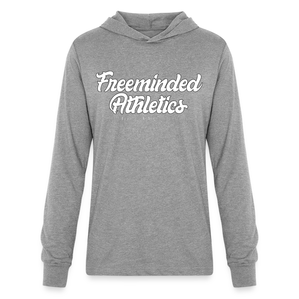 Unisex Long Sleeve Hoodie Shirt - heather grey