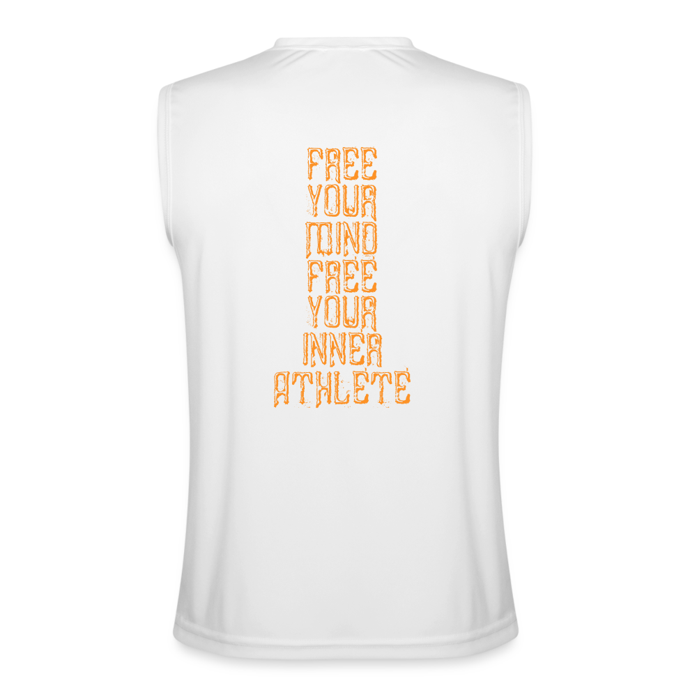Men’s Performance Sleeveless Shirt - white