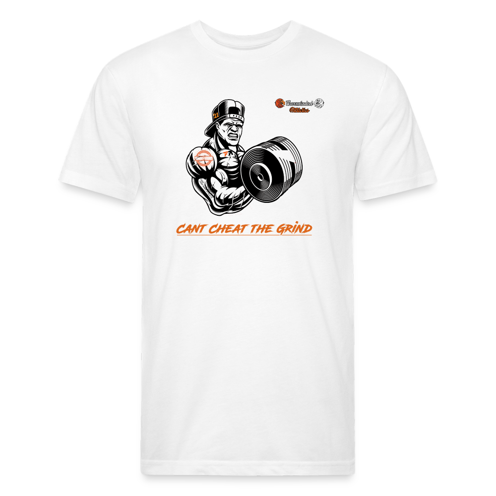 Fitted Cotton/Poly T-Shirt by Next Level - white