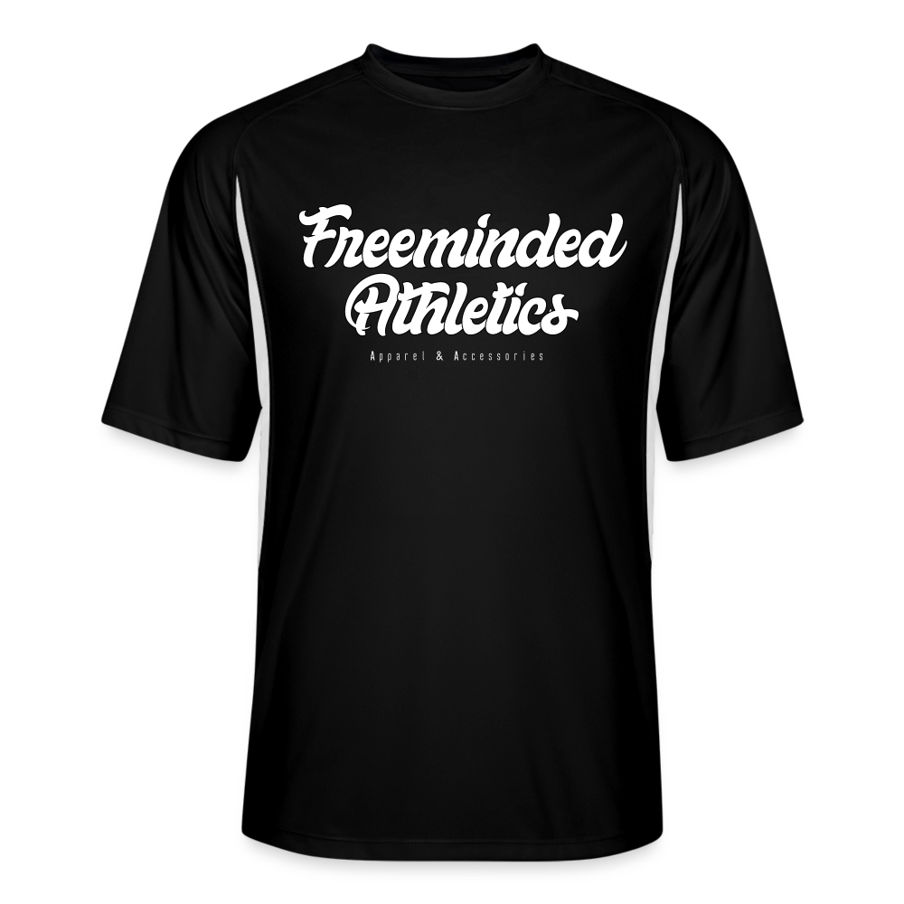 Men’s Cooling Performance Color Blocked Jersey - black/white