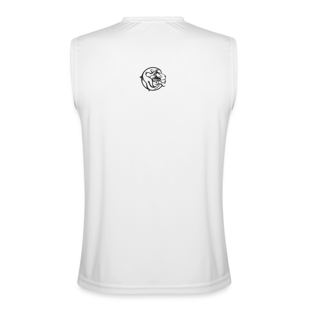 Men’s Performance Sleeveless Shirt - white