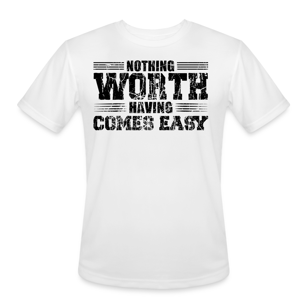 Men’s Moisture Wicking Performance Tee - white