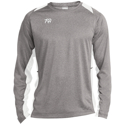 Long Sleeve Colorblock Performance Tee