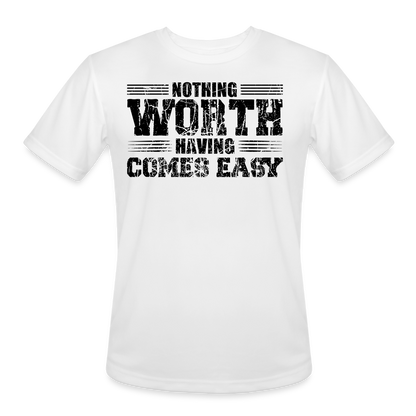 Men’s Moisture Wicking Performance Tee - white