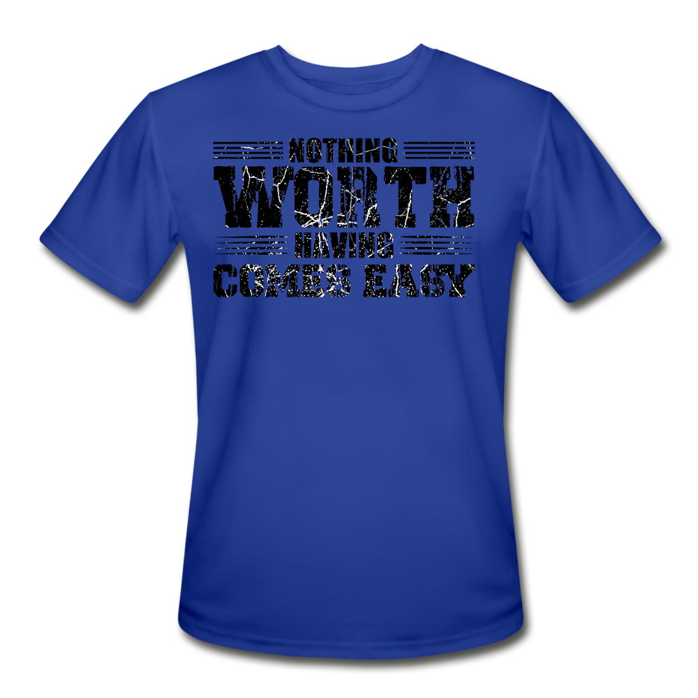 Men’s Moisture Wicking Performance Tee - royal blue